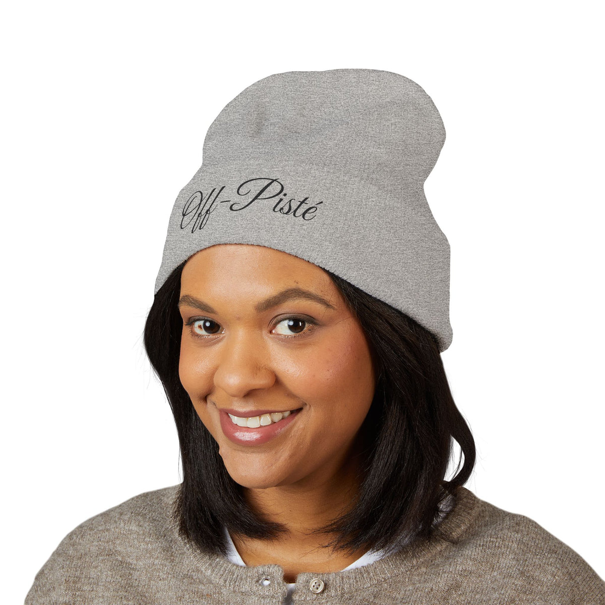 Off-Pisté Embroidered Cuffed Beanie