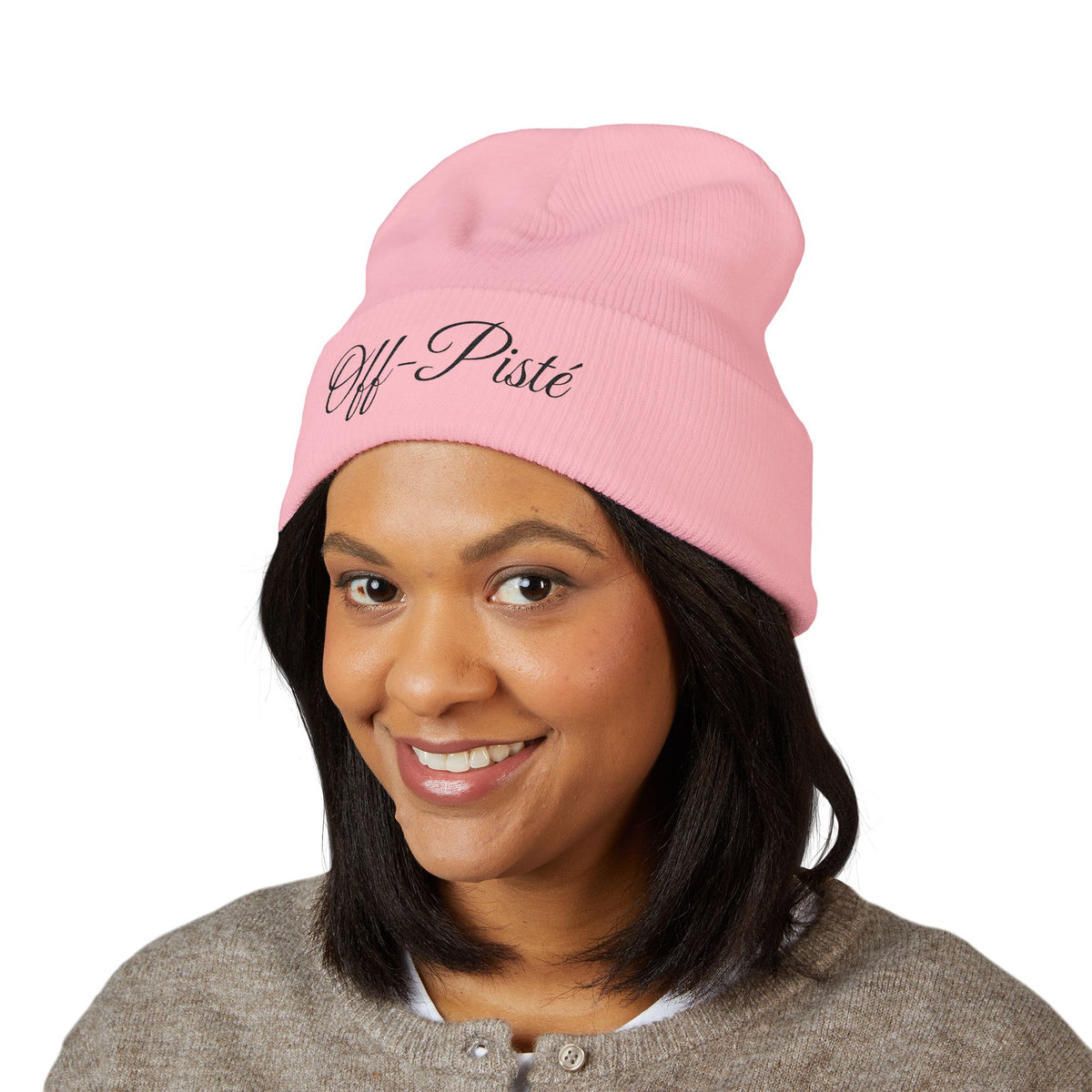 Off-Pisté Embroidered Cuffed Beanie