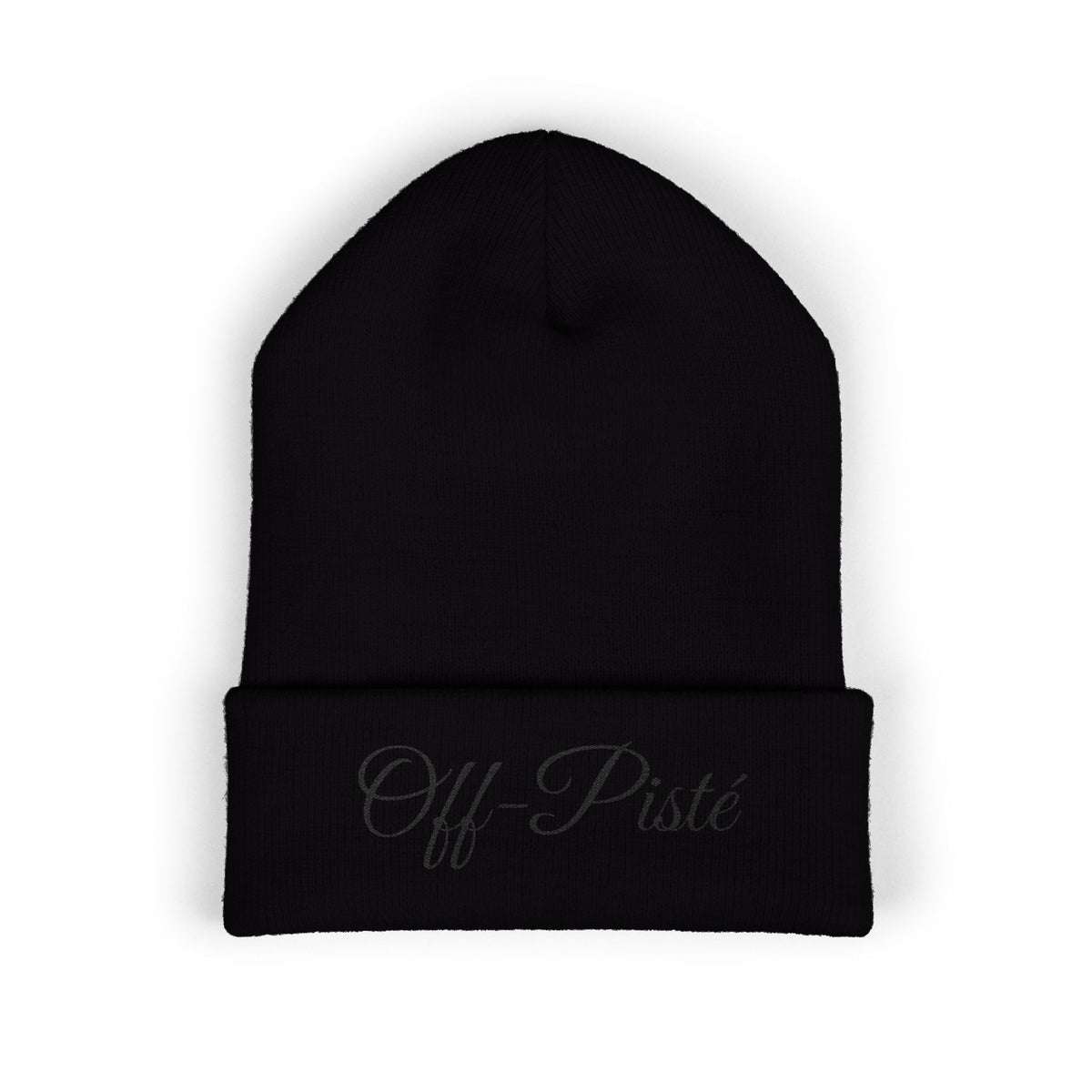 Off-Pisté Embroidered Cuffed Beanie