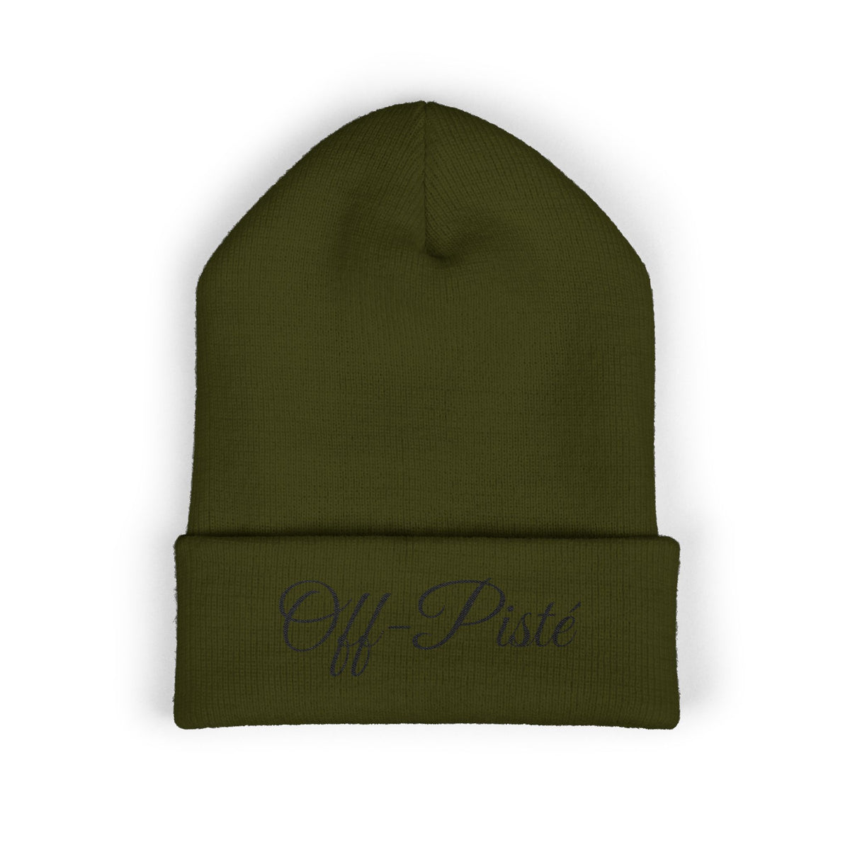 Off-Pisté Embroidered Cuffed Beanie