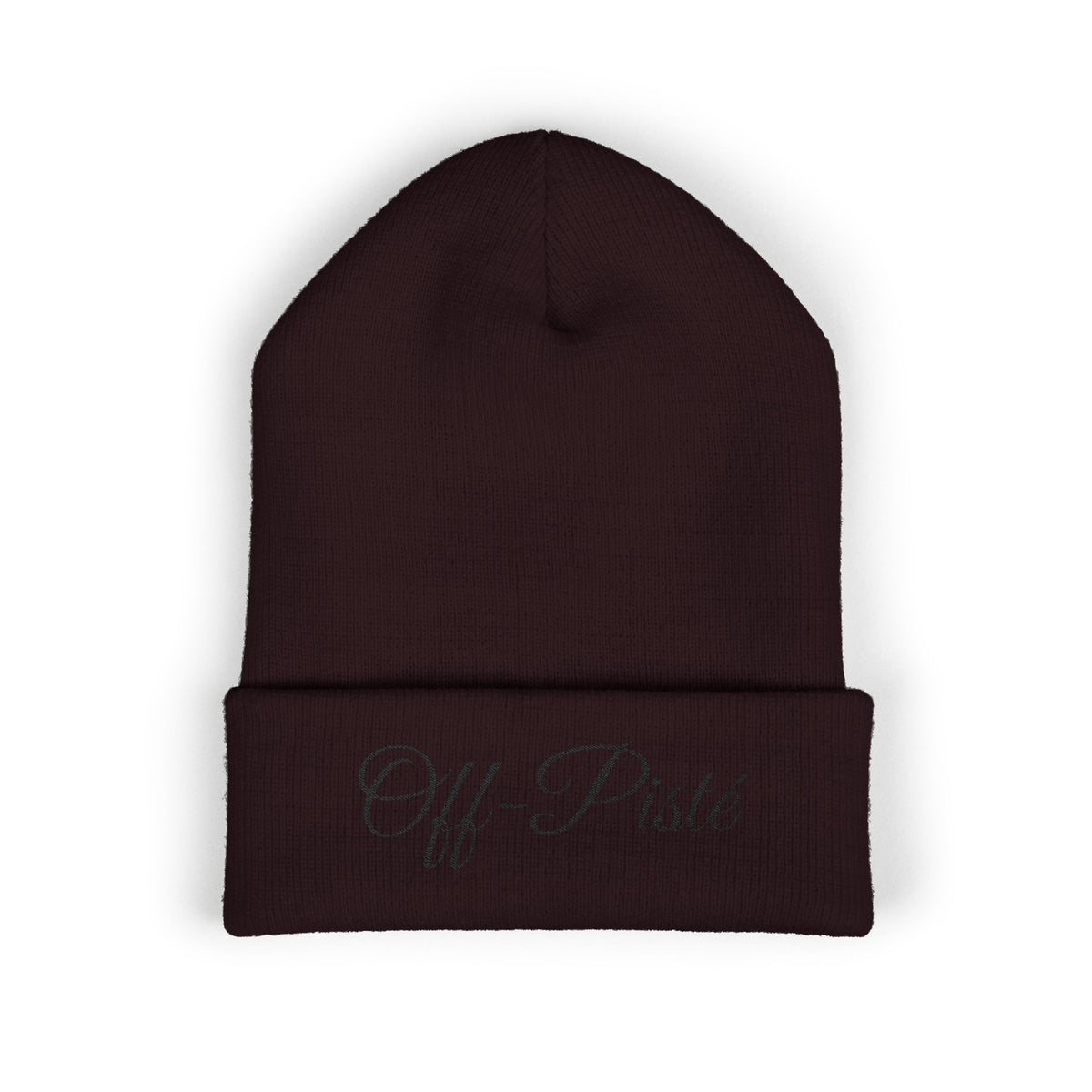 Off-Pisté Embroidered Cuffed Beanie