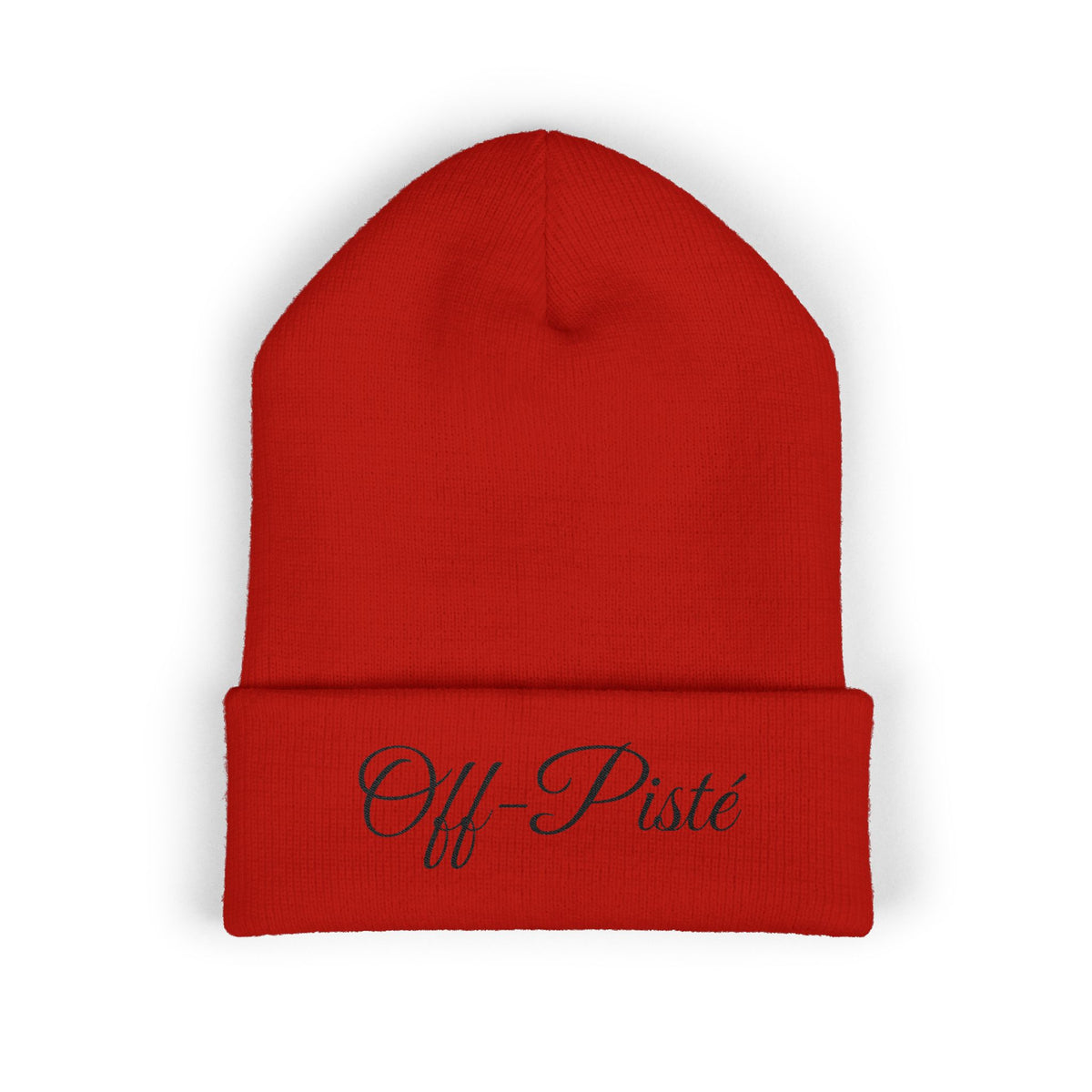 Off-Pisté Embroidered Cuffed Beanie
