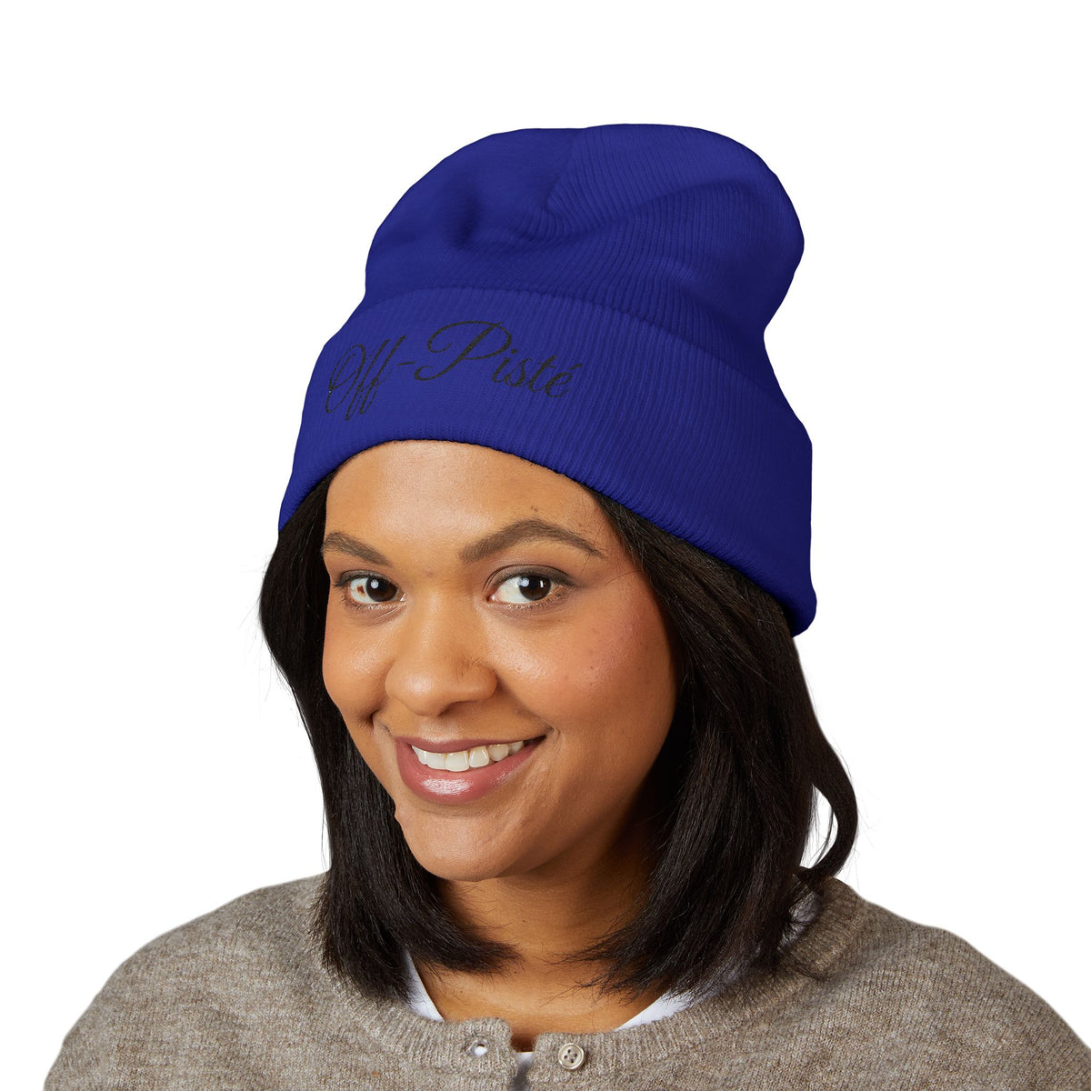 Off-Pisté Embroidered Cuffed Beanie