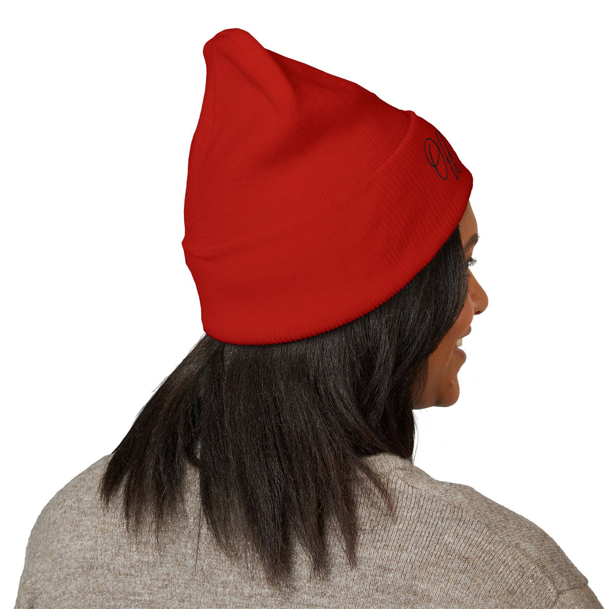 Off-Pisté Embroidered Cuffed Beanie